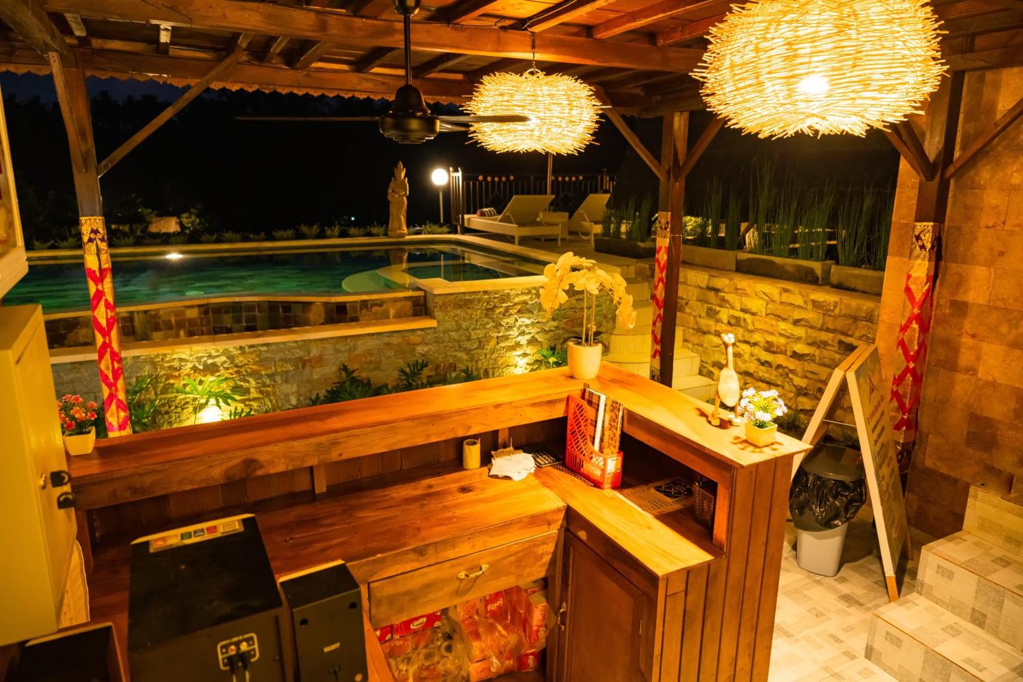 The Pyramid Ubud River Villas Payangan Exterior foto