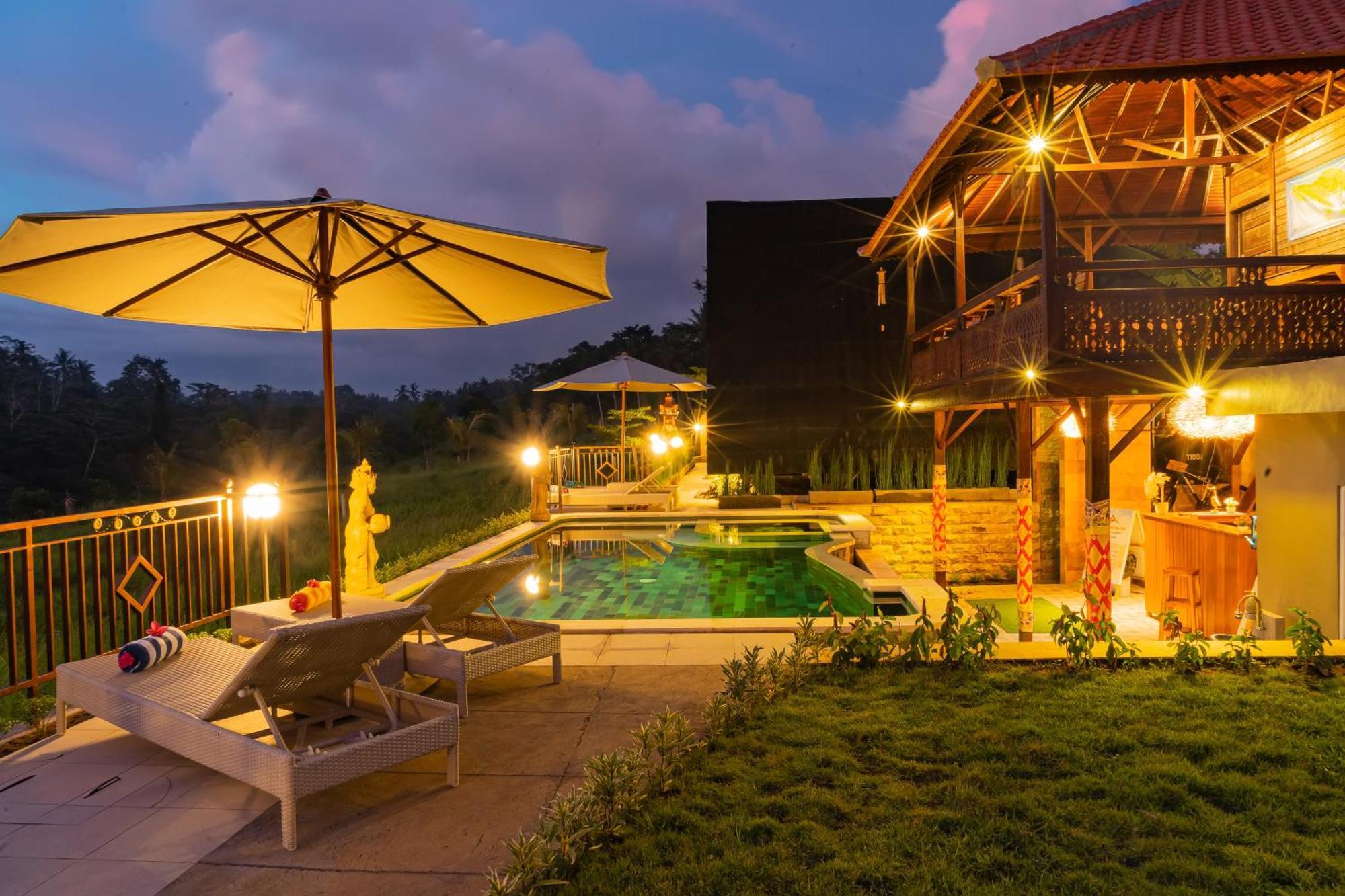 The Pyramid Ubud River Villas Payangan Exterior foto