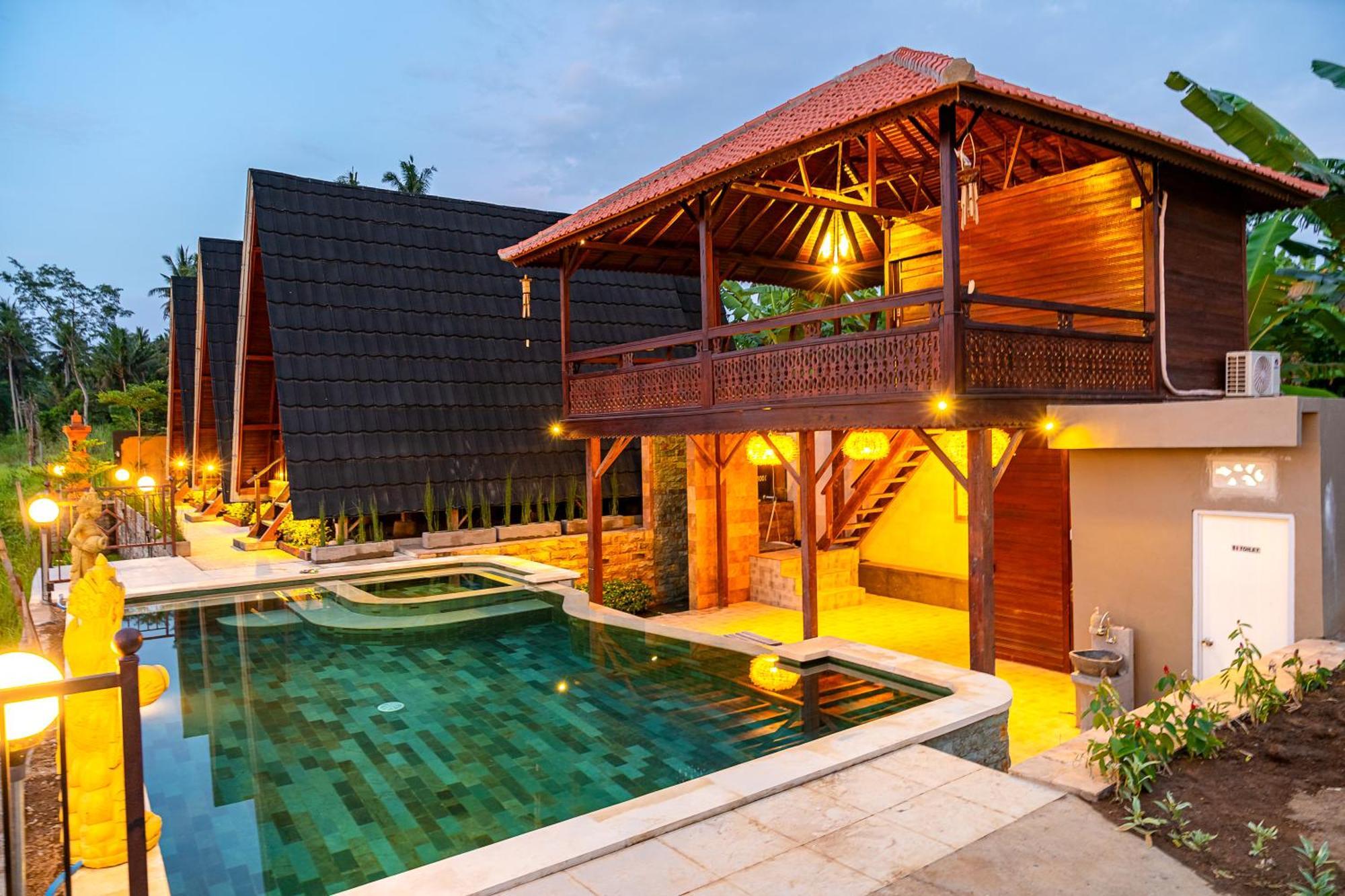 The Pyramid Ubud River Villas Payangan Exterior foto