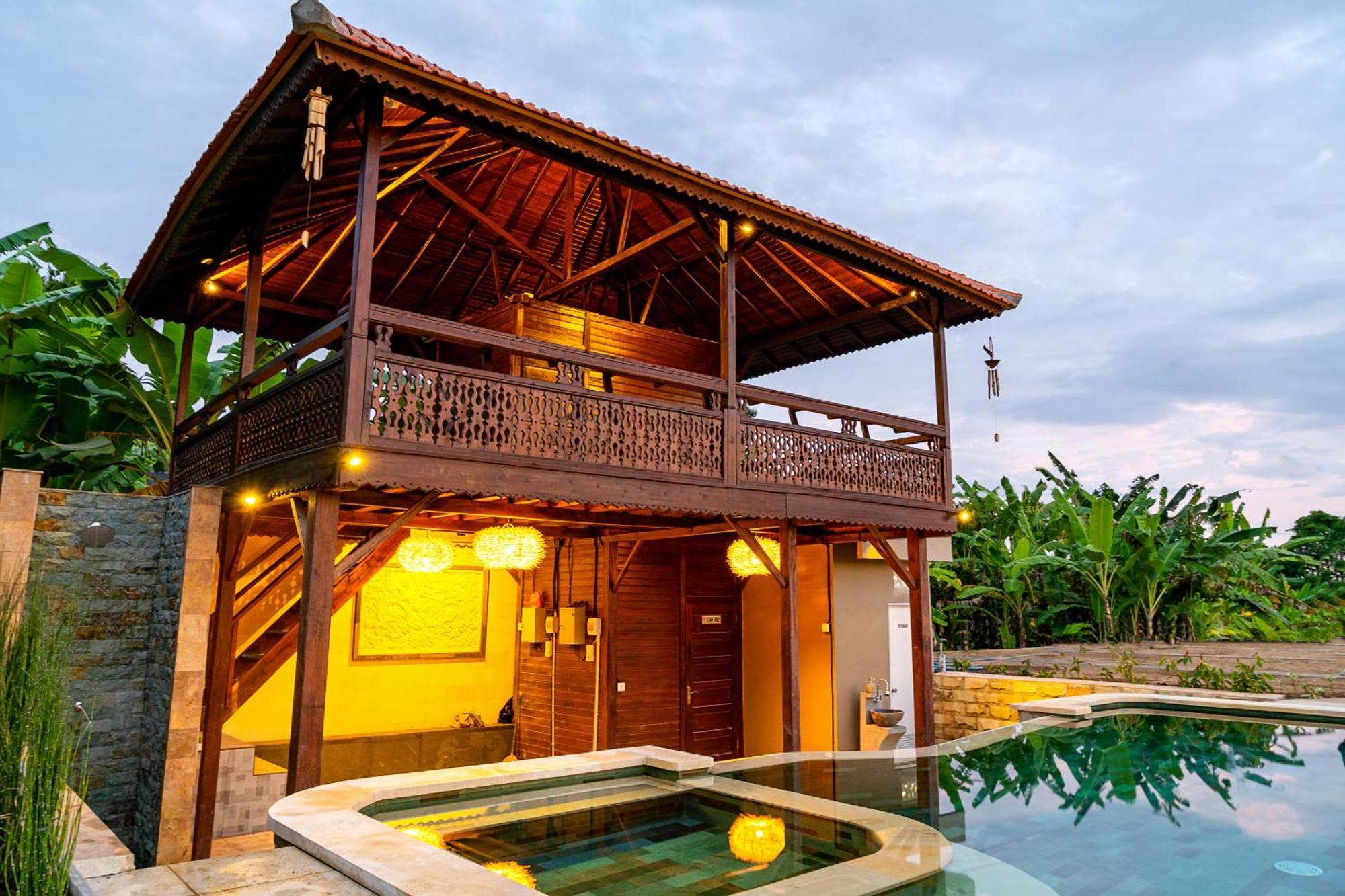 The Pyramid Ubud River Villas Payangan Exterior foto