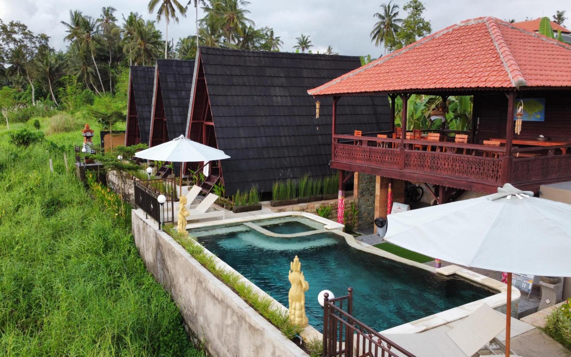 The Pyramid Ubud River Villas Payangan Exterior foto